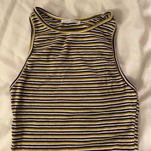 Striped crop top